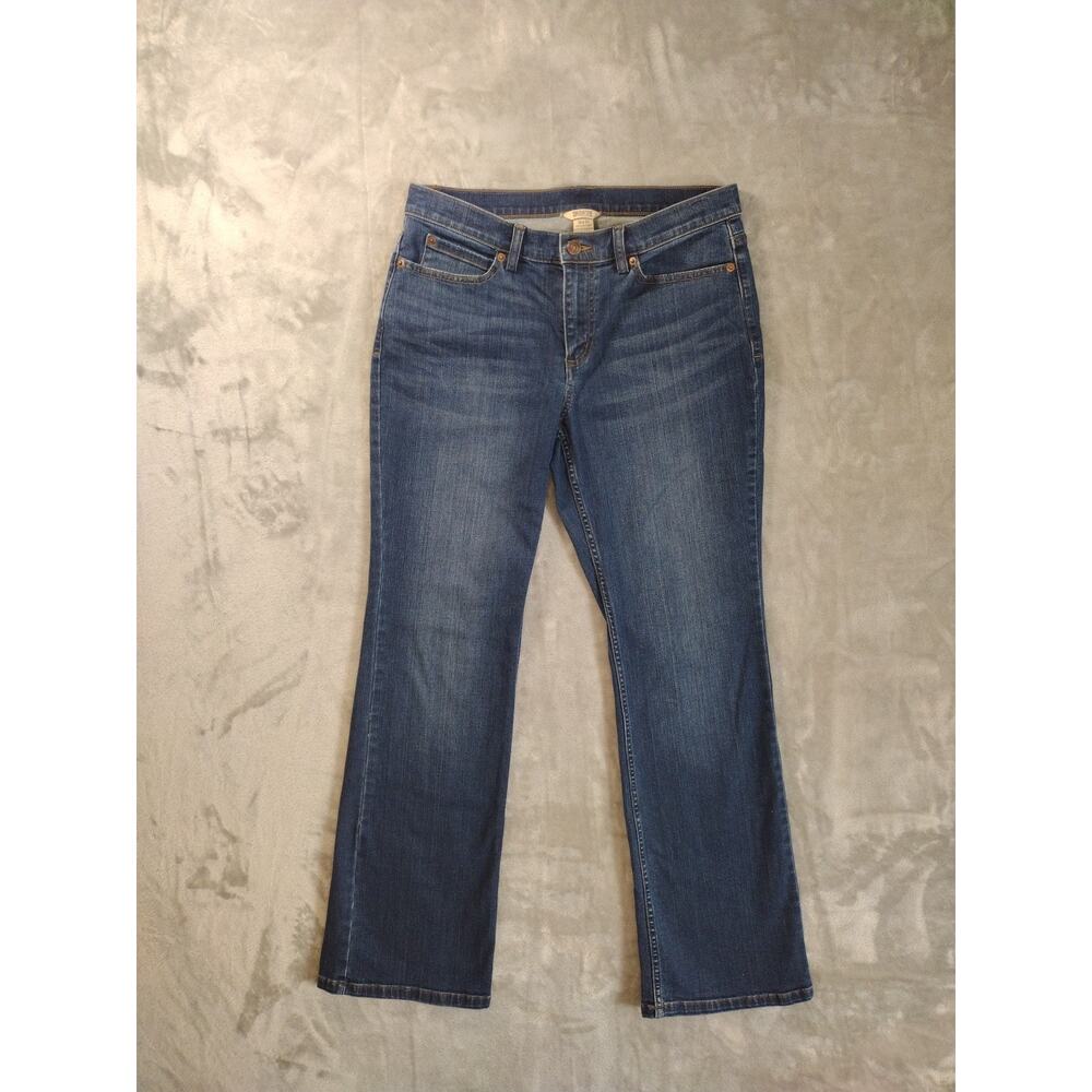 Duluth Trading Womens 10x31 Daily Denim Mid-Rise Bootcut Jeans 40711
